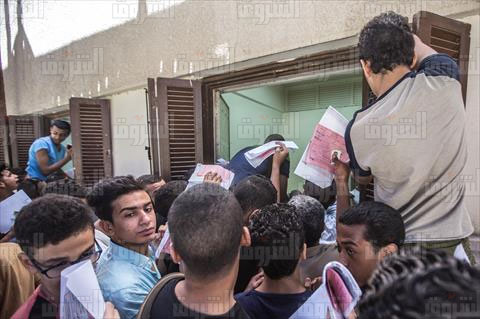 سحب بطاقات القدرات بالمدينة الجامعية تصوير ابراهيم عزت