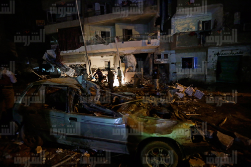 انفجار منزل - فيصل تصوير احمد عبد الجواد