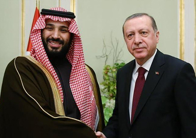 أردوغان مع ولي العهد السعودي