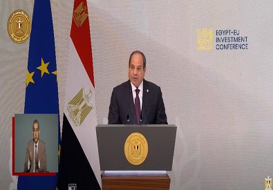 السيسي: مصر تخطو بخطى ثابتة وسريعة على طريق التغيير والإصلاح