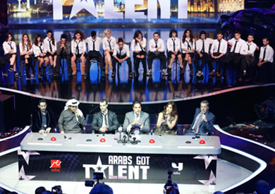 لحظة إعلان اسم الفائز بمسابقة «Arabs Got talent»