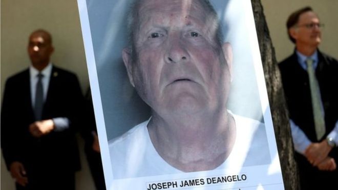 الشرطة اتهمت جوزيف جيمس دي آنجيلو، حتى الآن، بارتكاب أربعة جرائم.
