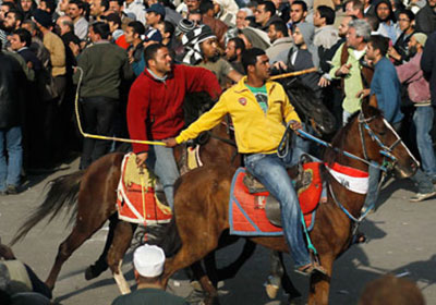 صورة أرشيفية من موقعة الجمل