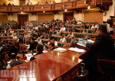 إحدى جلسات الشورى السابقة من داخل مجلس الشعب - تصوير: جيهان نصر