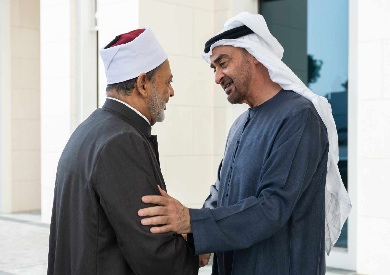 الرئيس الإماراتي يستقبل شيخ الأزهر لبحث تأصيل الحوار الحضاري