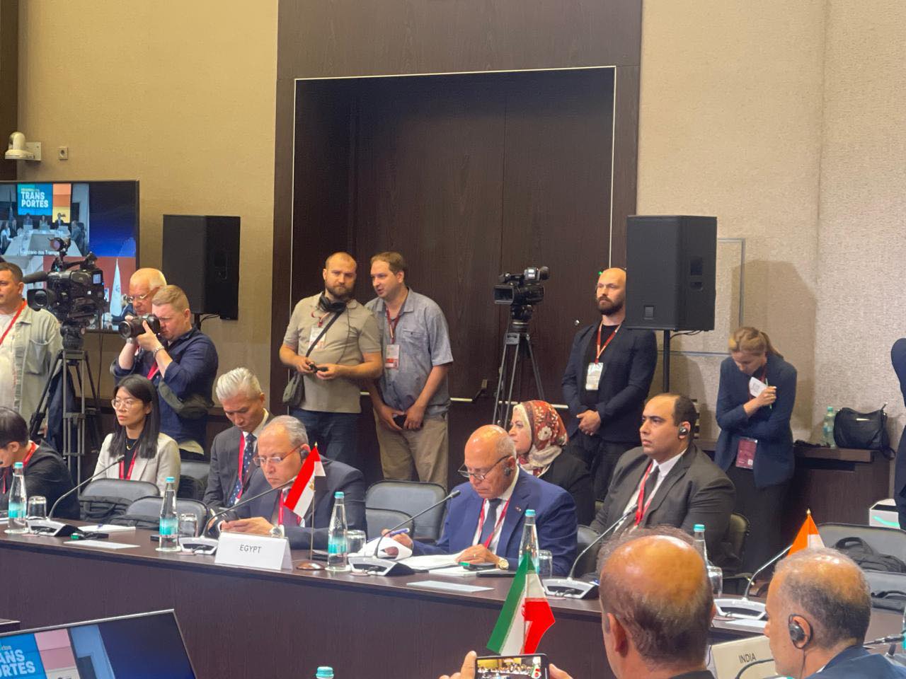 وزير النقل يلقي كلمة مصر خلال اجتماع دول البريكس في روسيا
