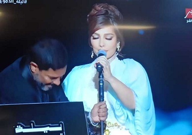 Maestro Hani Farhat and Asala at the “Night of Tears 2” Concert in Riyadh Season