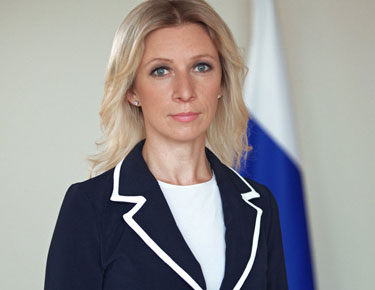 المتحدثة الرسمية للخارجية الروسية ماريا زاخاروفا